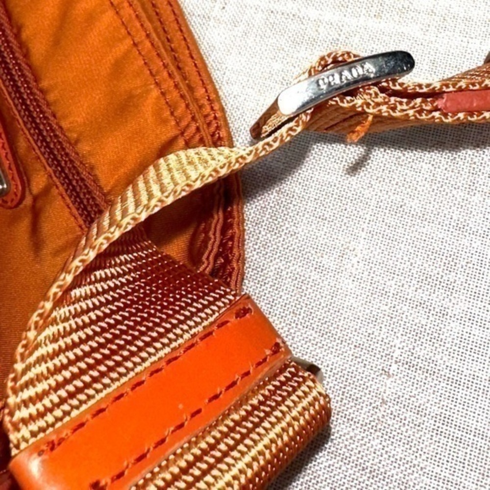 AUTHENTIC Orange Crossbody tote. In Papaya. - Picture 14 of 16